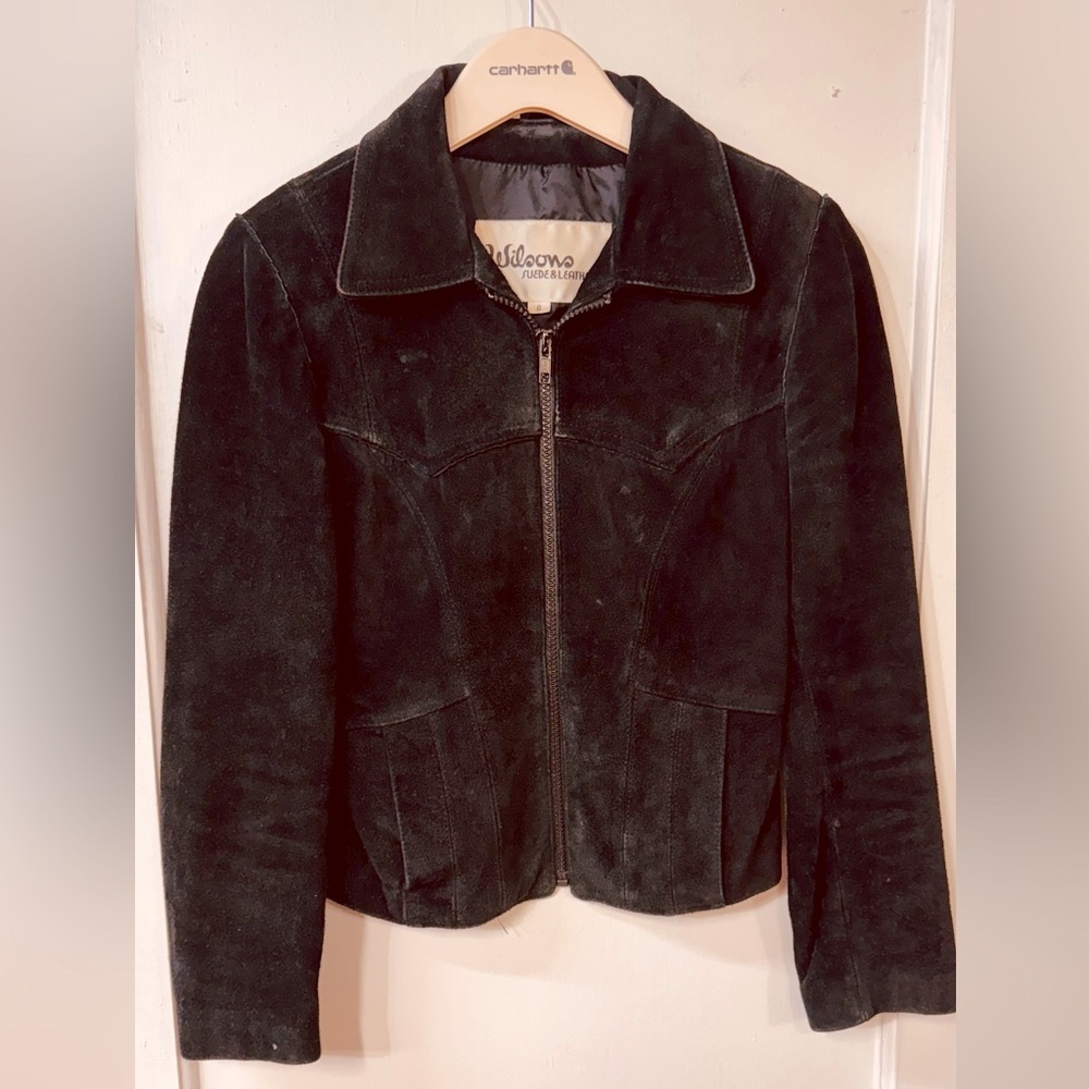 Wilson’s suede leather jacket